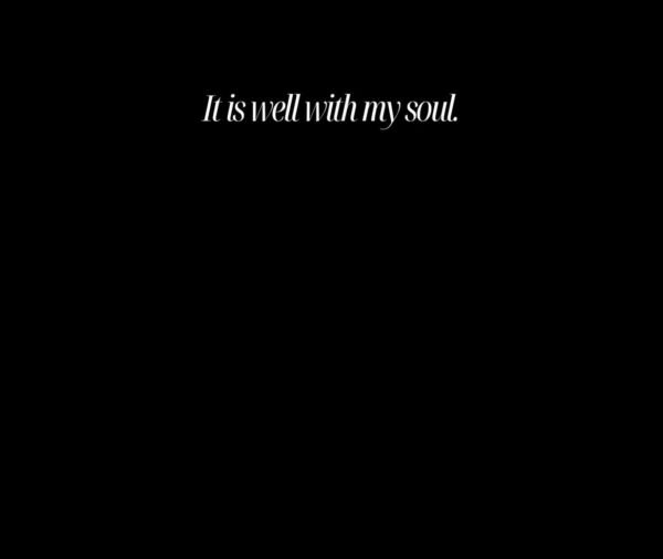 It Is Well With My Soul - Worship Lyrics T-Shirt