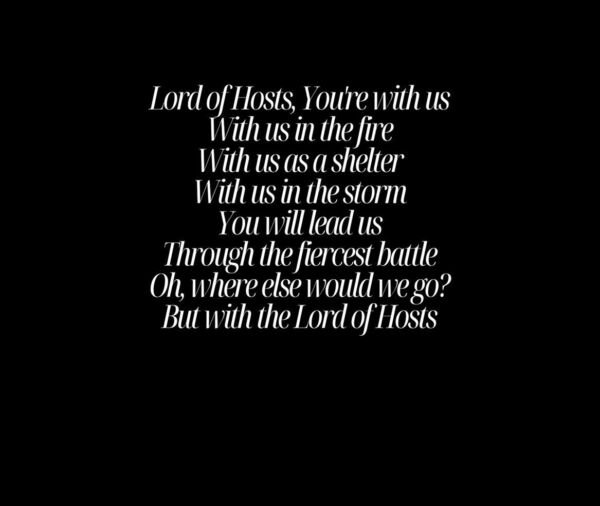 Lord of Hosts  - Worship Lyrics T-Shirt