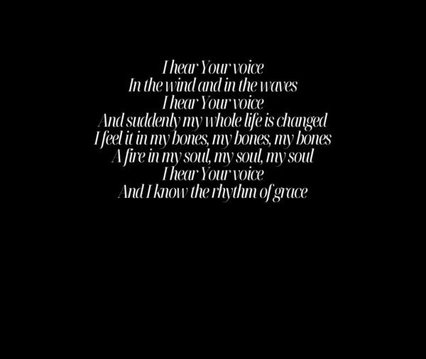 The Rhythm of Grace - Worship Lyrics T-Shirt