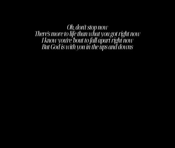 Ups & Downs - Worship Lyrics T-Shirt